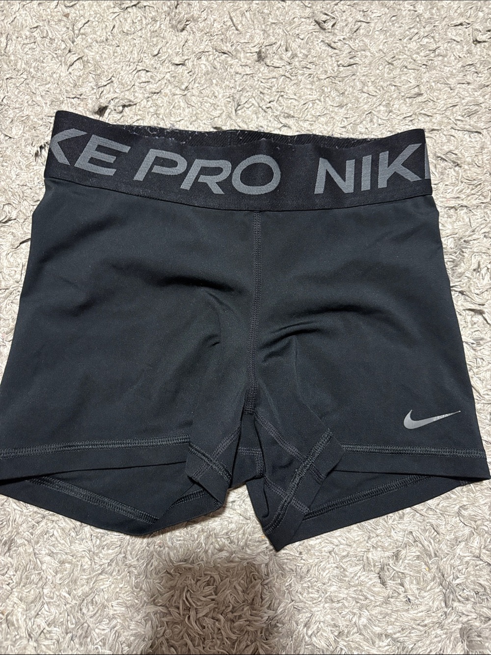 Nike Pro Dri-FIT Black Compression Shorts XS 3” inseam